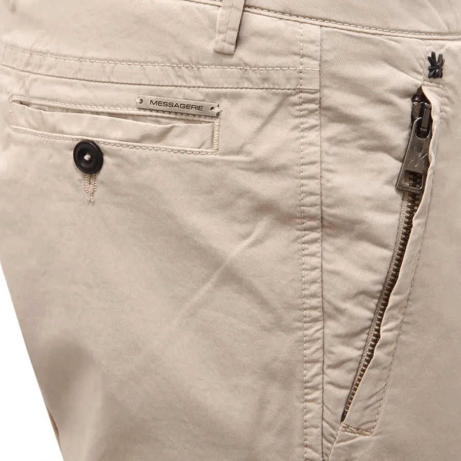 0990AE pantalone uomo MESSAGERIE beige cotton trouser men