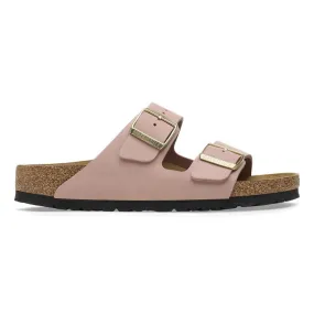 Birkenstock Arizona sandalo anatomico in nabuck Soft Pink