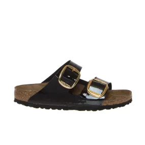 BIRKENSTOCK CIABATTA ARIZONA BIG BUCKLE 1019817 PATENT BLACK NARROW FIT  