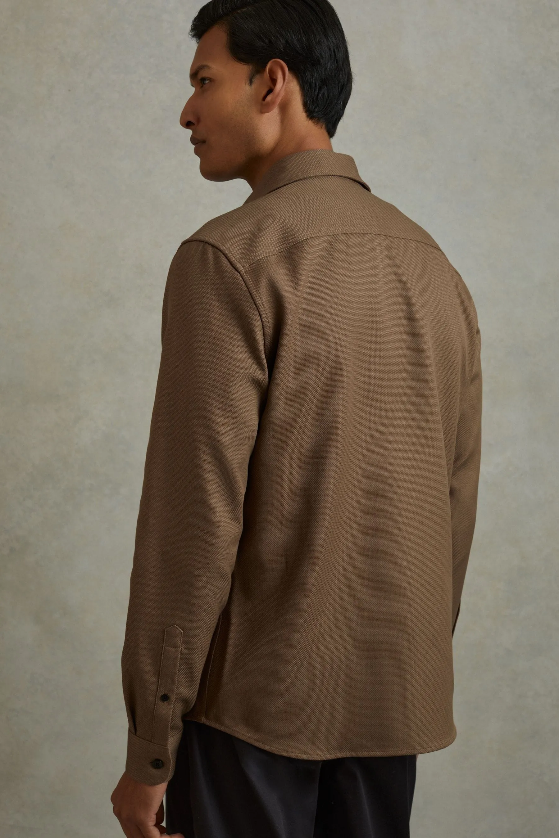 Bordeaux - Arlo - Camicia di tela in cotone    