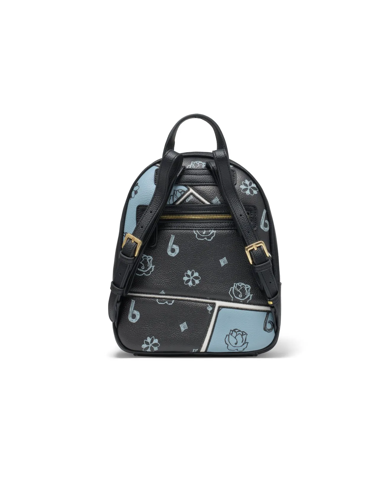 Braccialini - Zainetto donna in polisynt con zip a doppia via Cartoline | Studioarch.com