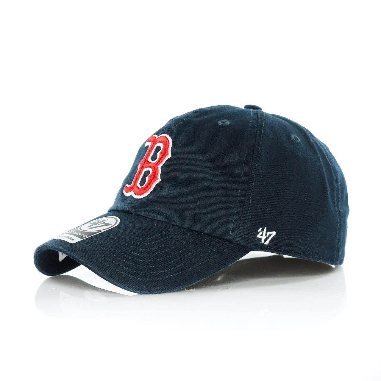 Cappellino Visiera Curva Uomo Mlb Clean Up Bosred Navy/red/white