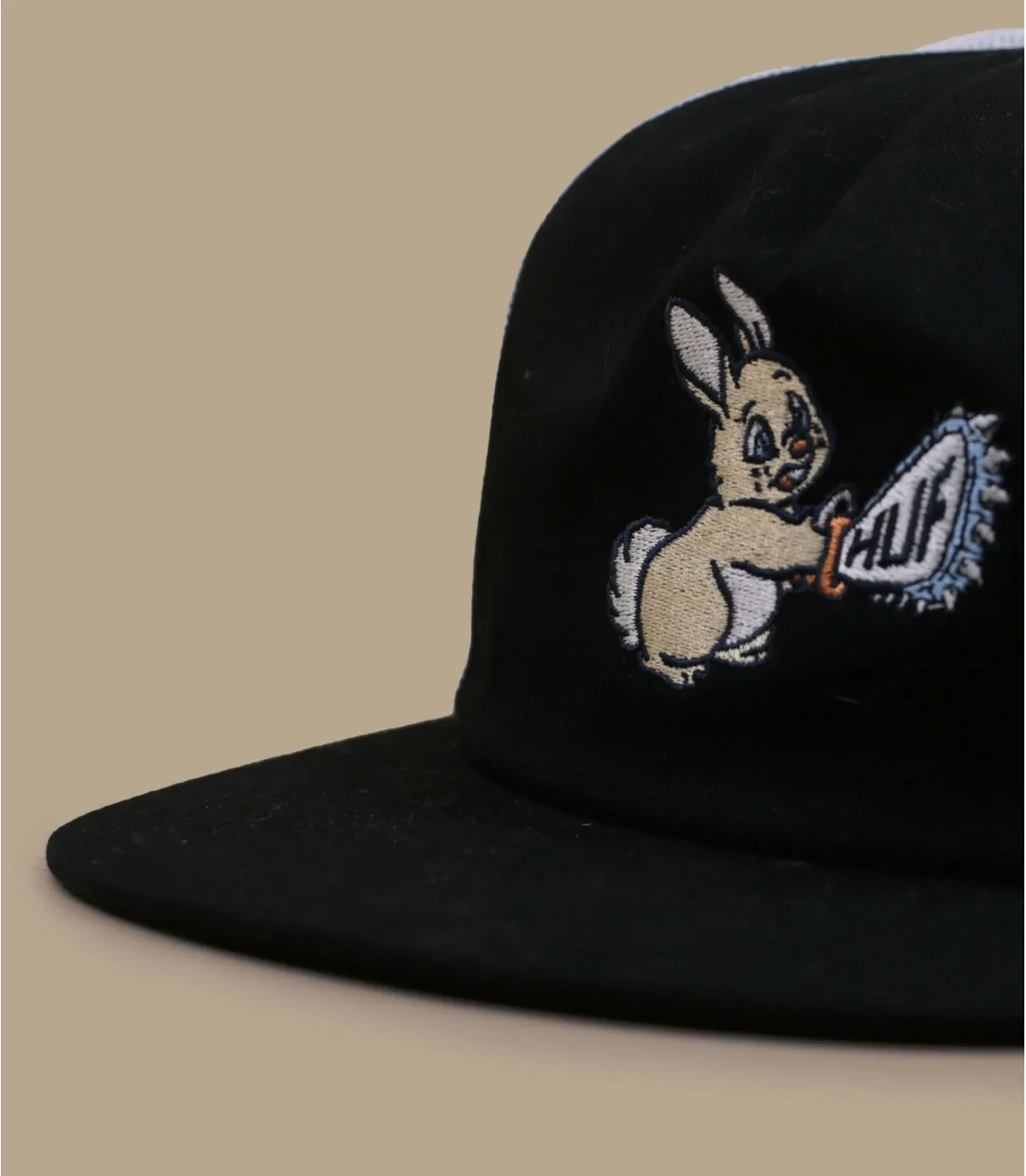 Cappello snapback nero con coniglioCappellini Bad Hare Trucker black     