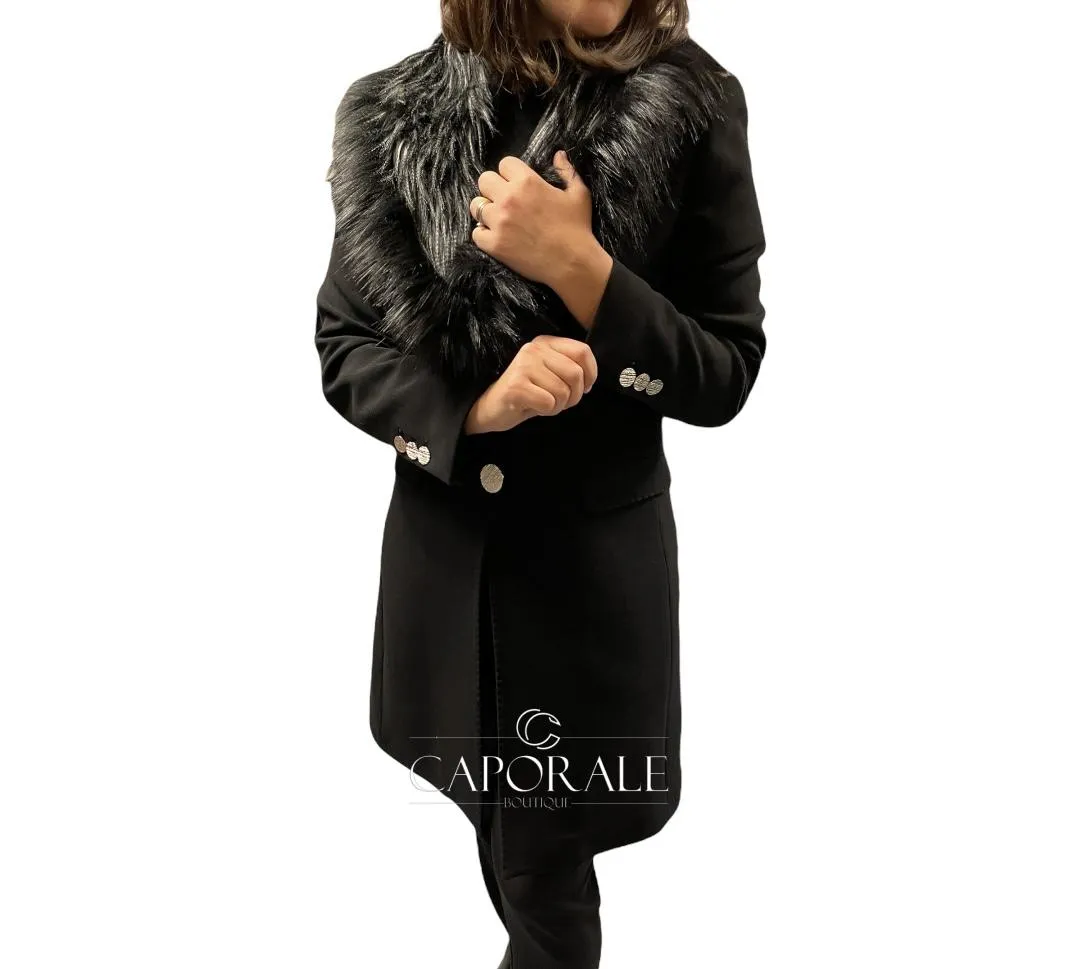 Cappotto Donna Mulish DMCP15 Nero