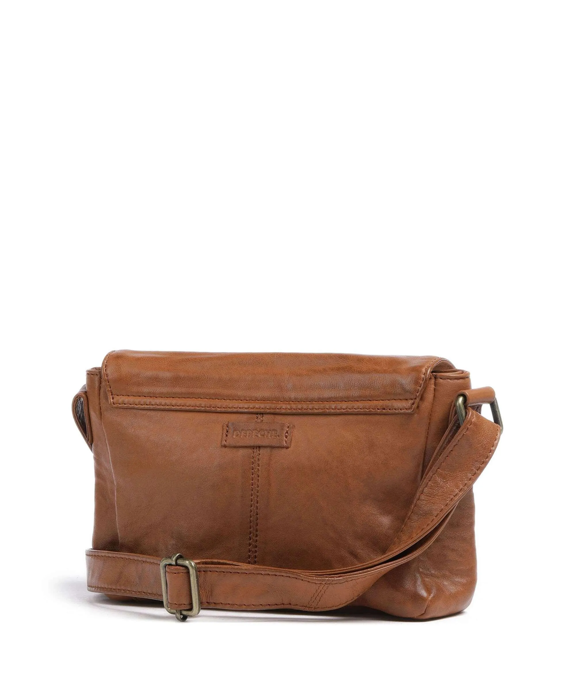 Depeche Power Field Borsa a tracolla pelle di pecora cognac  