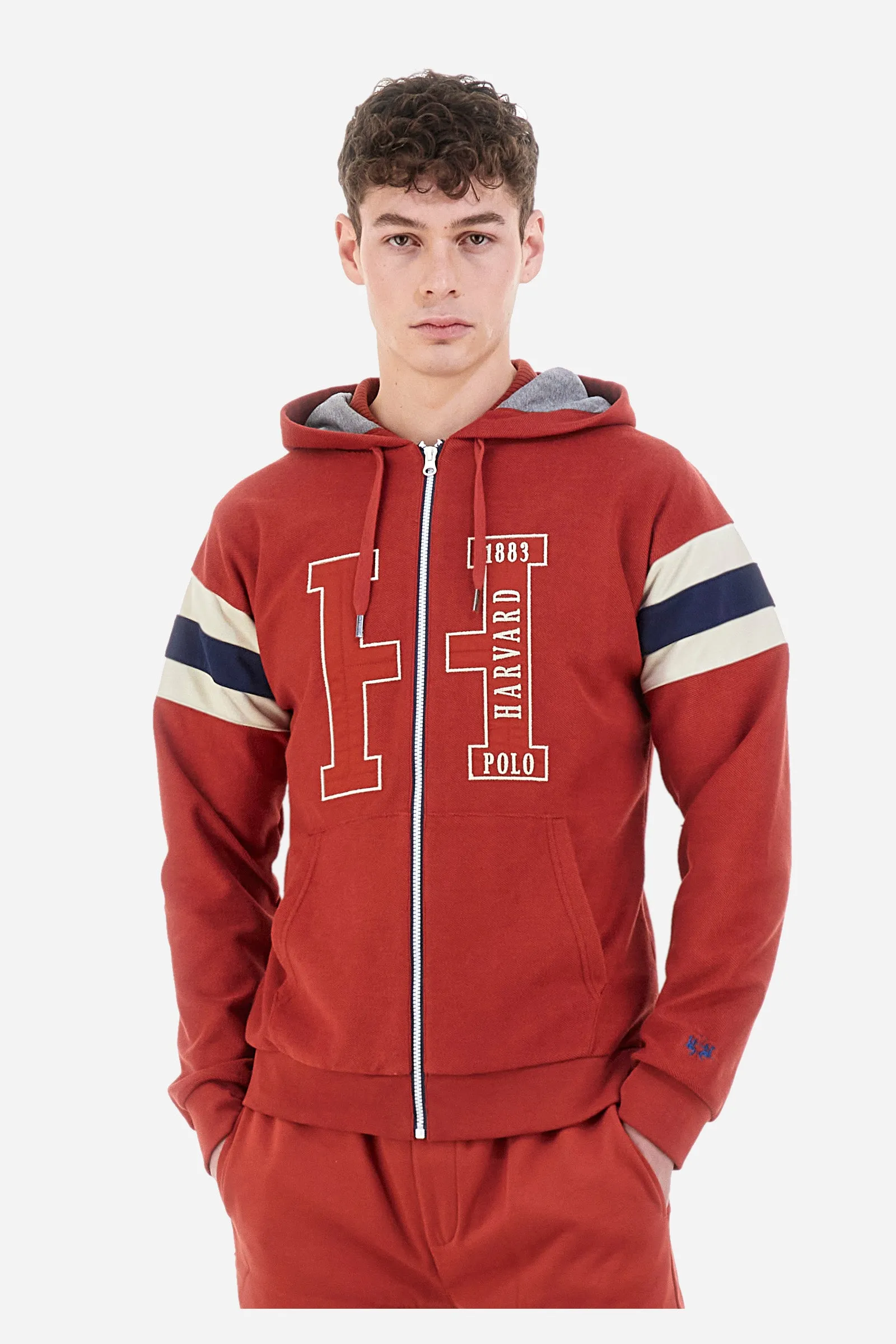 Hoodie in knitted fabric - Yegor