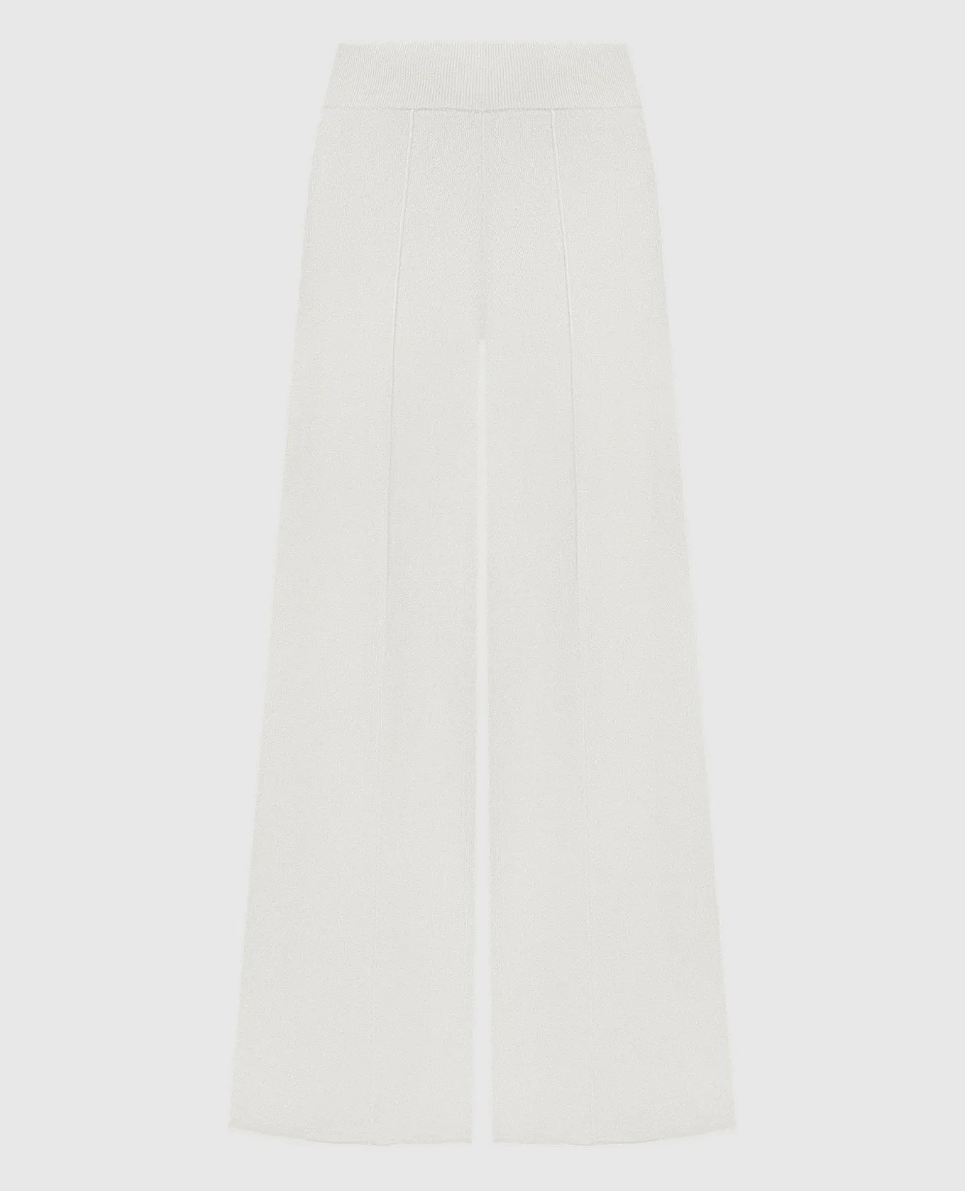 LISA YANG Pantaloni beige Ilaria realizzati in cashmere con lurex 2024034