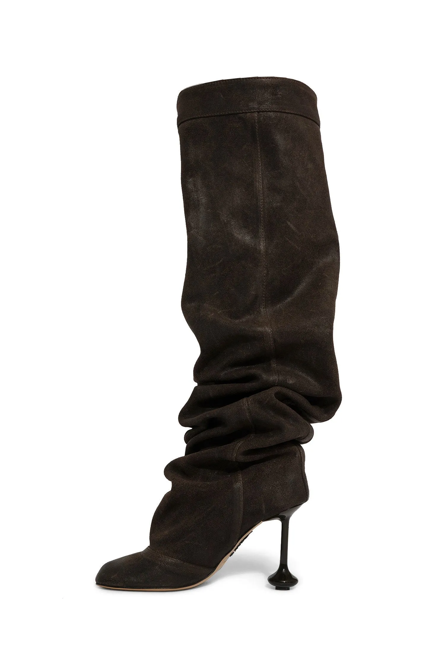 loewe  toy over the knee boots in leather 