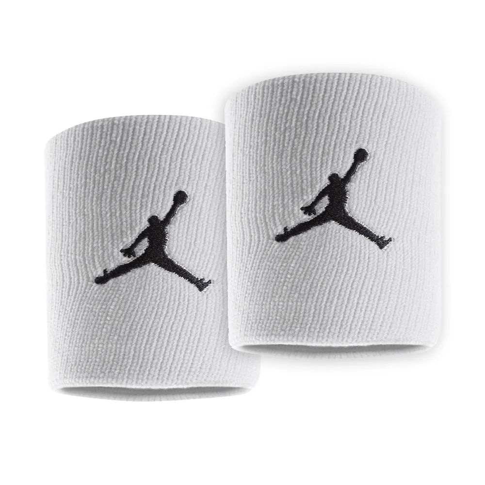 Nike Polsini Tergisudore Basket Jordan Jumpman Wristbands Band White
