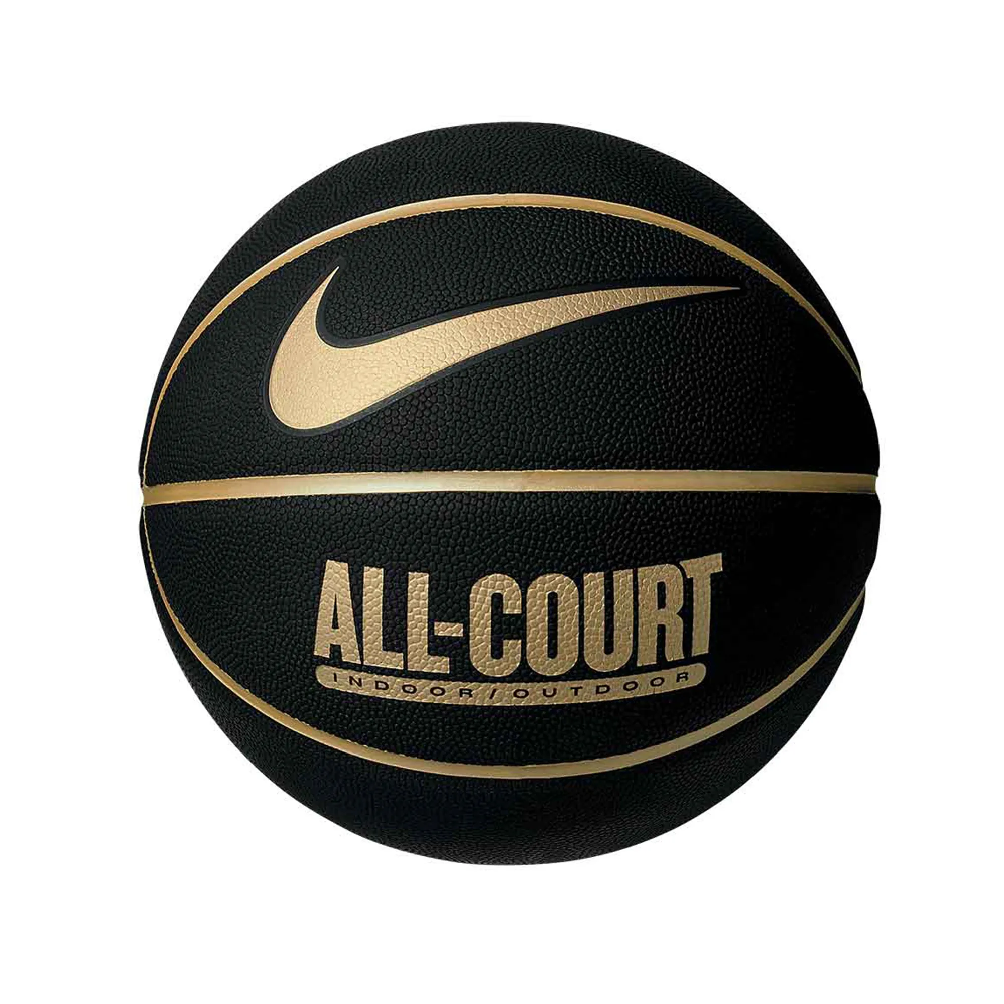 Pallone Basket Nike Everyday All Court 8P Nero Oro Metallico