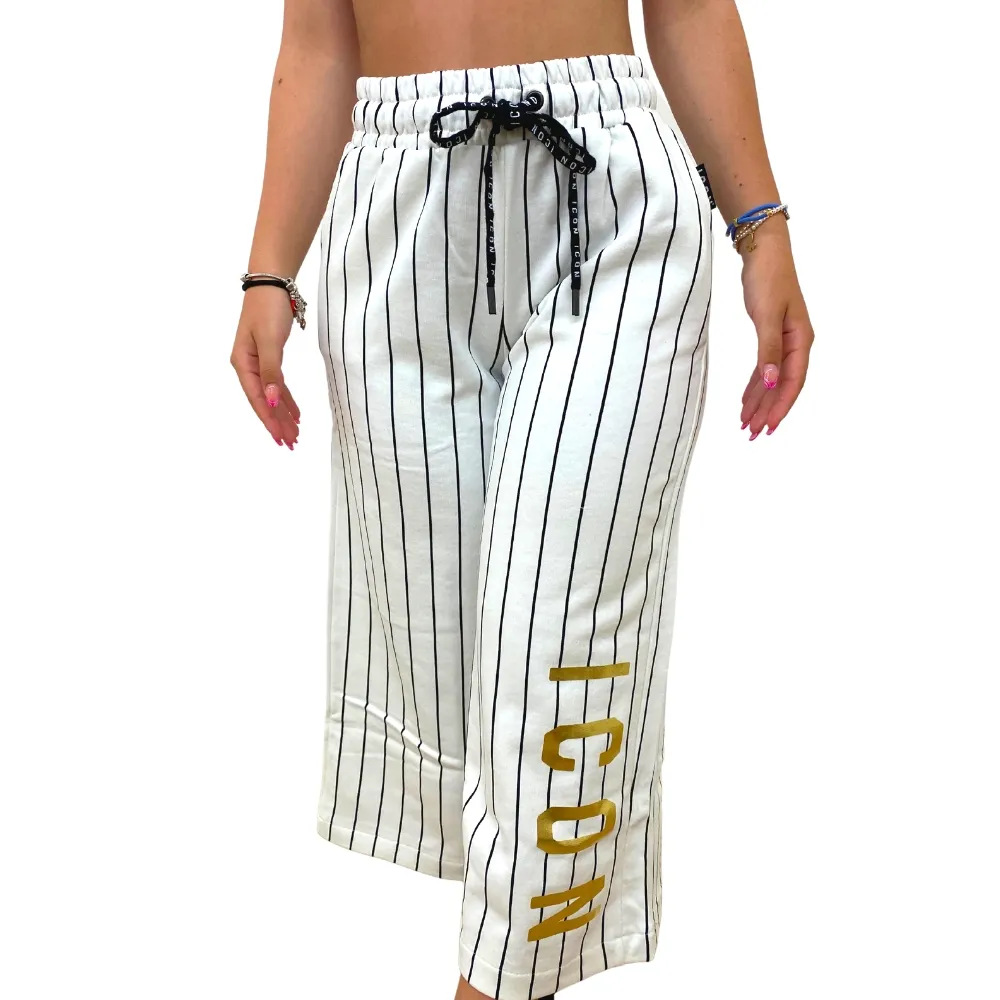 Pantaloni Icon rigati