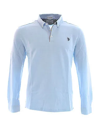 Polo in cotone U.S. POLO ASSN. manica lunga in PROMOZIONE