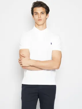 Polo in Piquet Bianco