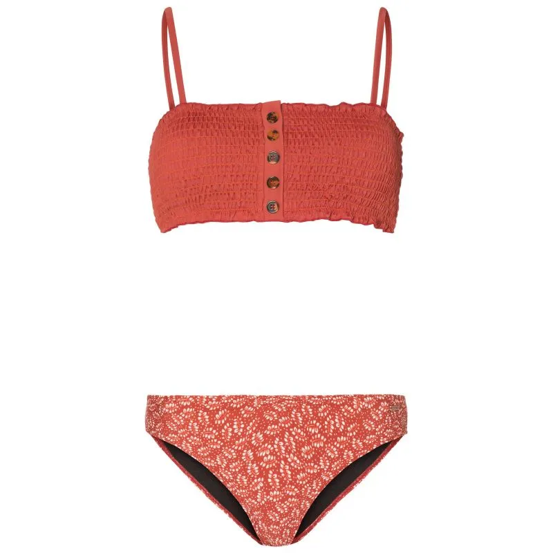 Protest Kitty Bandeau Bikini da donna (argilla)