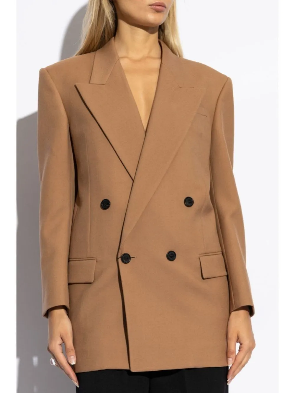   Saint Laurent  Blazer in lana pied de poule  