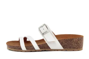Sandalo flat Donna colore Bianco