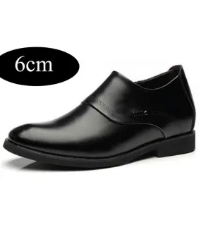 Scarpe casual da uomo daffari Aumento interno 6 cm più alte Oxford quotidiane per uomo Tacchi da uomo stile britannico Four Sea