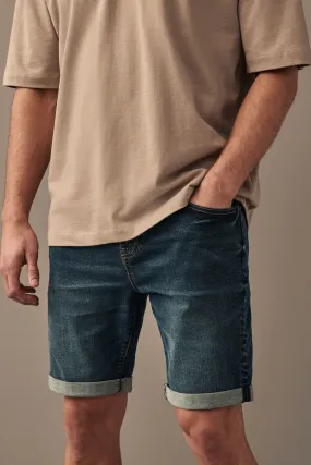 Shorts Denim elasticizzati