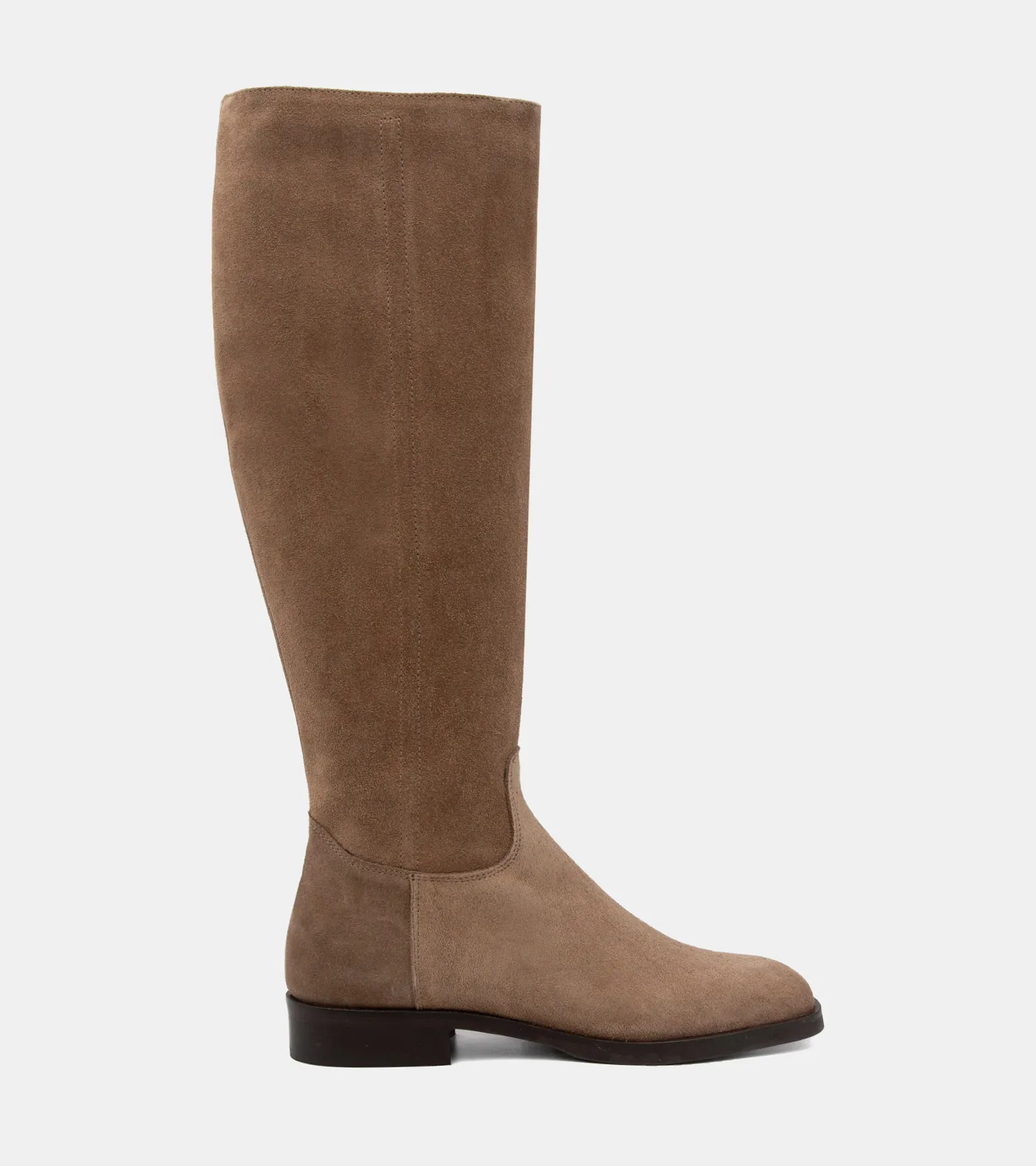 STIVALI CAMOSCIO TAUPE