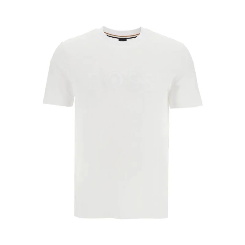 T-shirt con patch logo