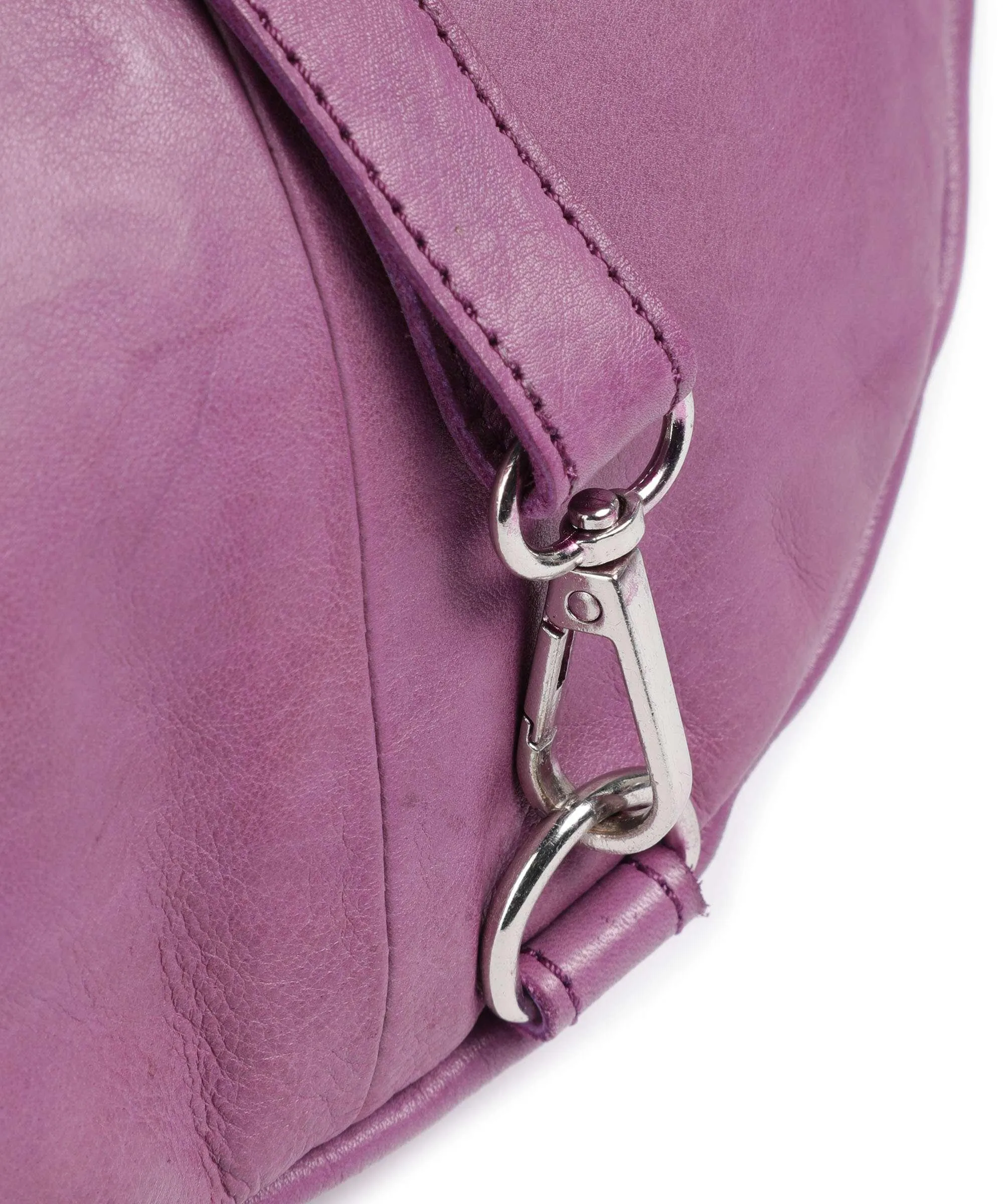  Taschendieb Wien Kohlmarkt 108 Borsa sling pelle di vacchetta grana mora  