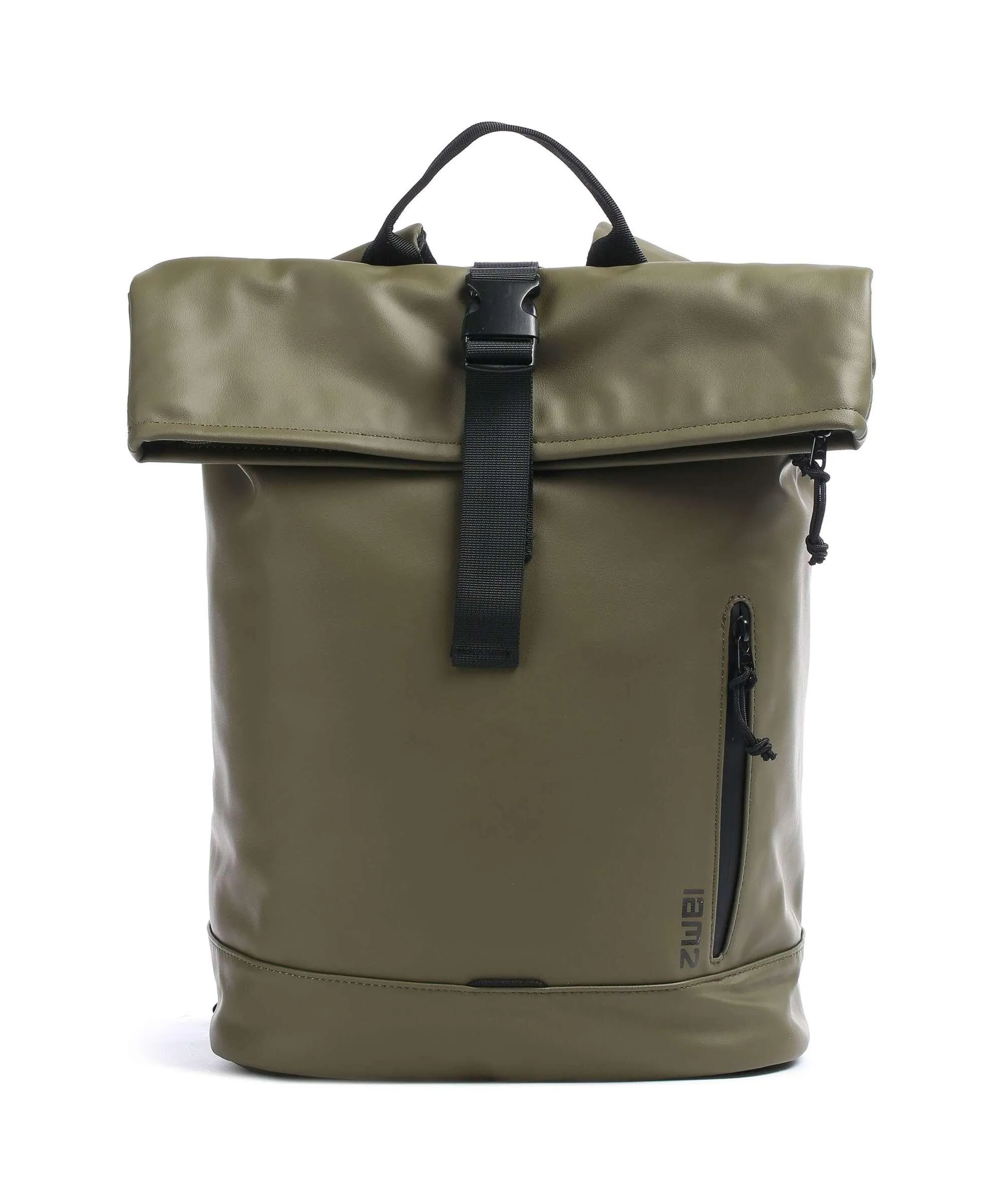  Zwei Cargo CAR200 Zaino roll-top 14″ pelle sintetica verde-oliva  